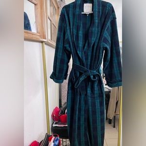 Victoria Secret Vintage Plaid Robe M/L